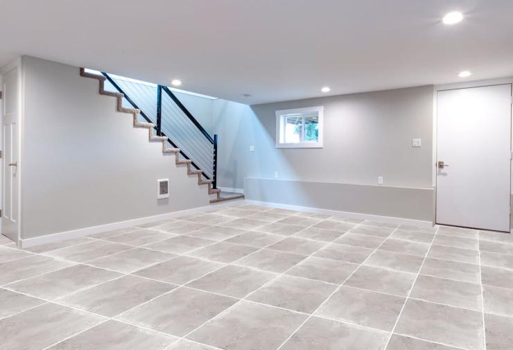 Nicodeme Aubade - carrelage en sous-sol